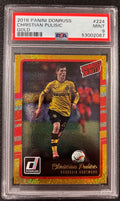 2016 Panini Donruss Debuts Gold #224 Christian Pulisic PSA 9
