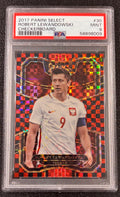 2017 Panini Select Robert Lewandowski Checkerboard Prizm #30 PSA 9