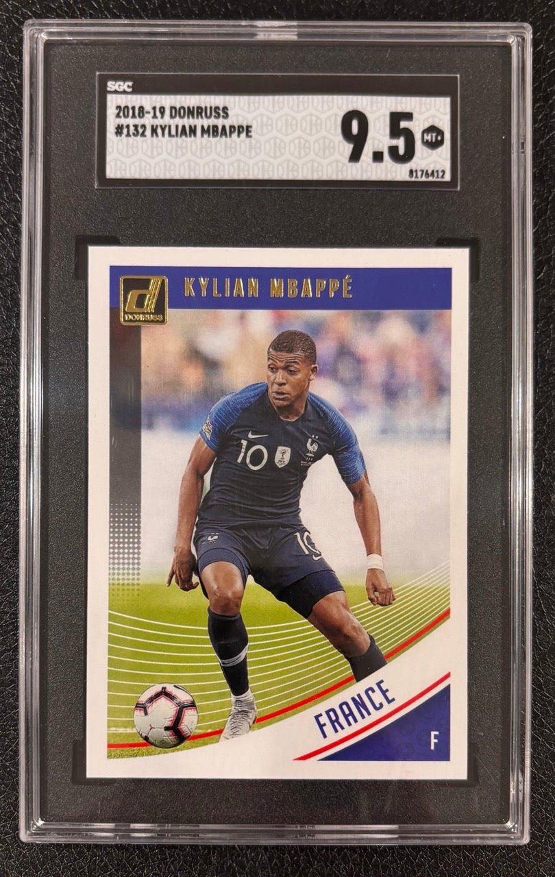 2018-19 Panini Donruss Kylian Mbappé #132 SGC 9.5 France