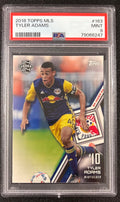 2018 Topps MLS Tyler Adams #163 PSA 9