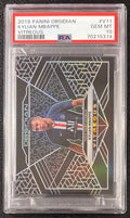 2019 Panini Obsidian Vitreous Kylian Mbappé /135 #V11 PSA 10