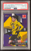 2020-21 Topps Finest Giovanni Reyna Purple Refractor #30 /250 PSA 10