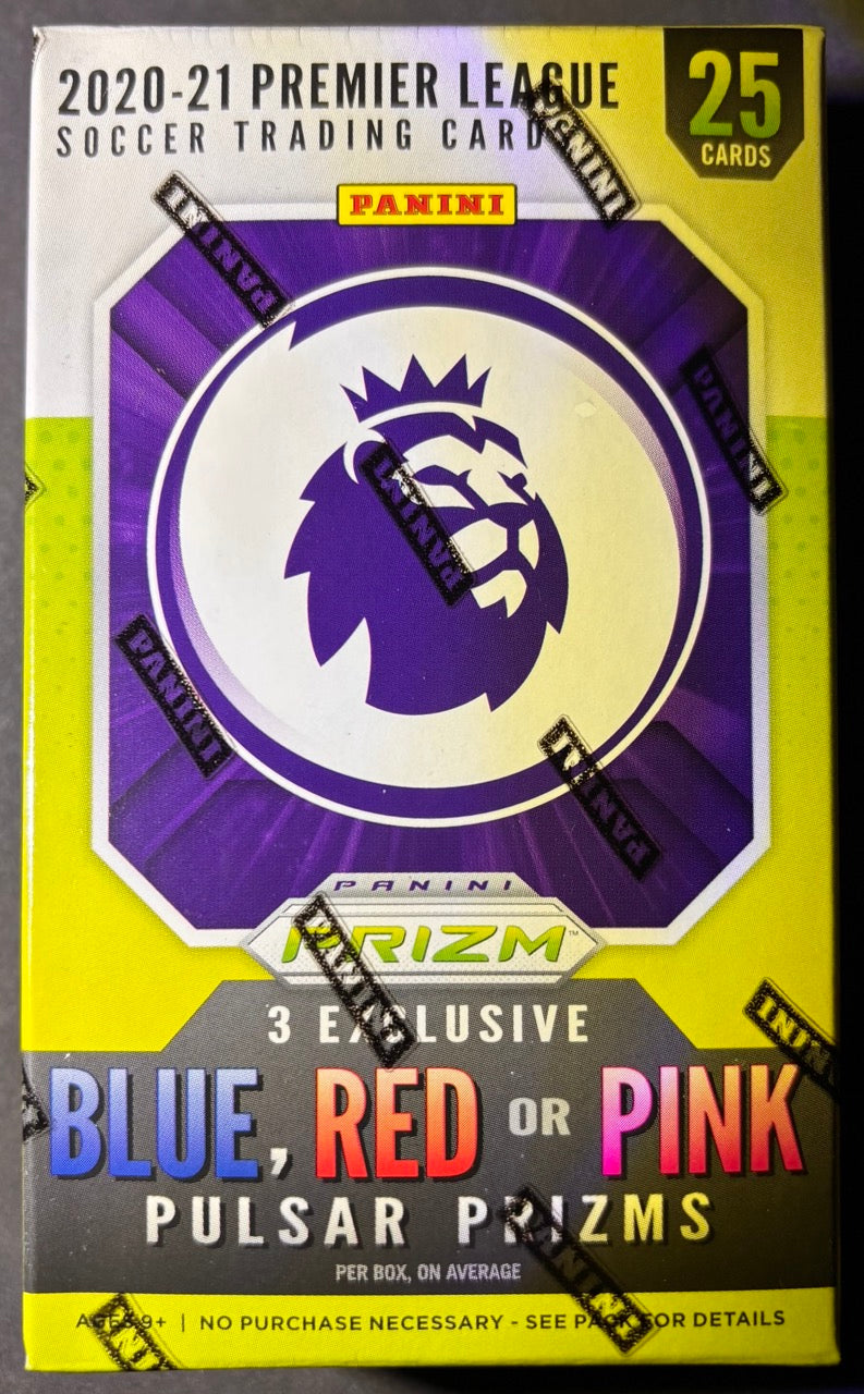 2020-21 Panini Prizm Premier League EPL Soccer Cereal Box - Lot of 4 (4 x 25 Cards)