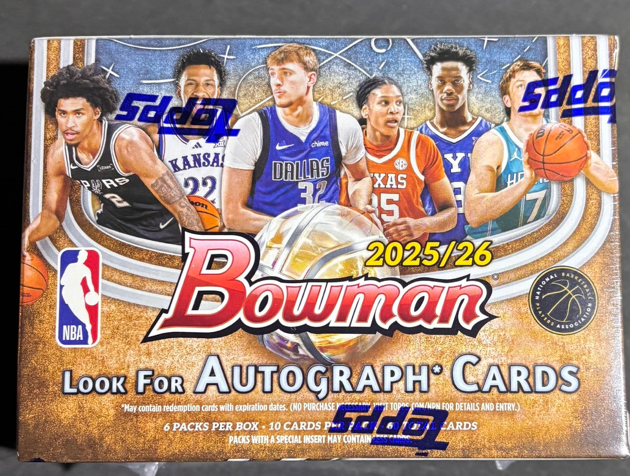 2025-26 Bowman Basketball Blaster Box Sealed