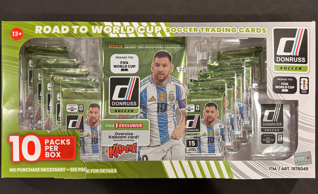 2025-26 Donruss Road To FIFA World Cup Soccer Factory Sealed Costco Bundle Box