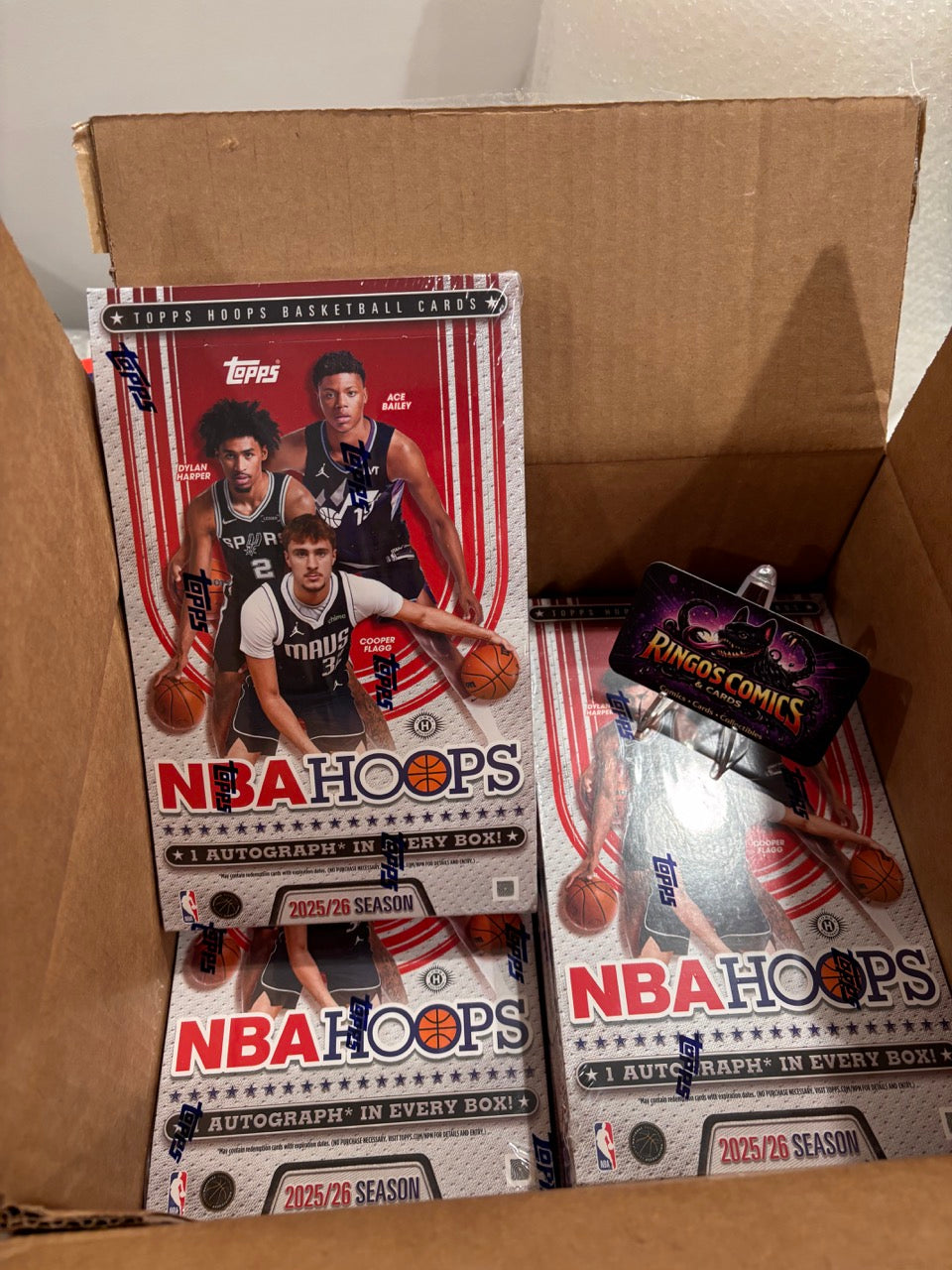 2025/26 Topps Hoops Basketball Factory Sealed Hobby Box