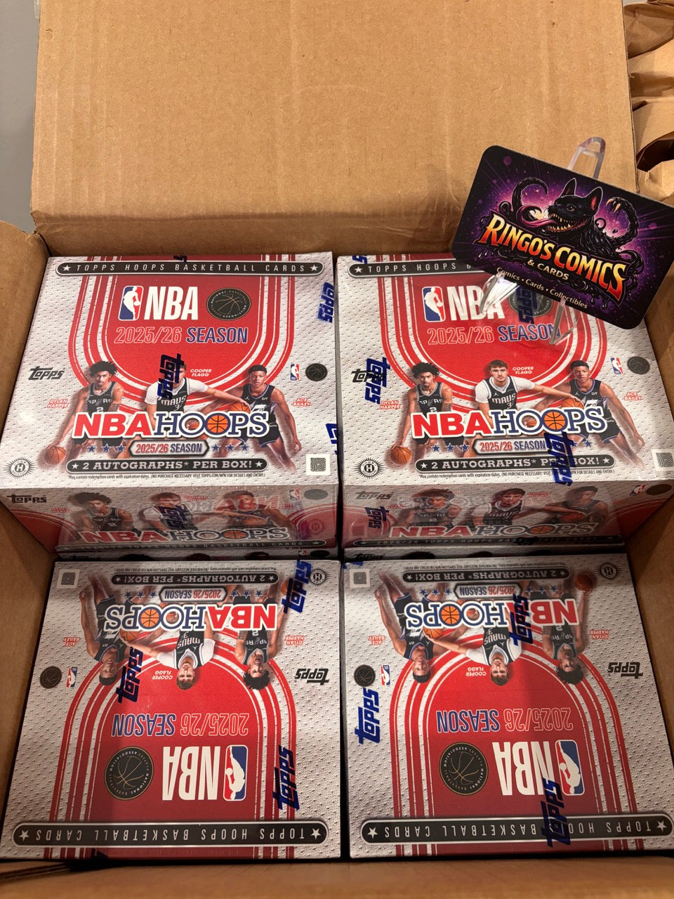 2025/26 Topps Hoops Basketball Factory Sealed Hobby Jumbo Box