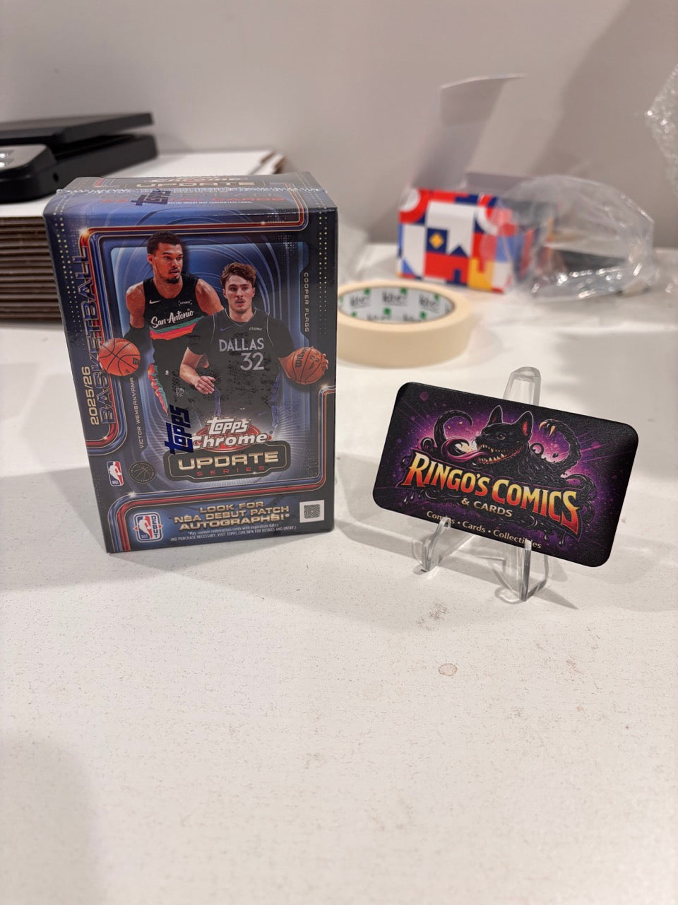 2025-26 Topps Chrome Basketball Update Series Value Box NBA Sealed