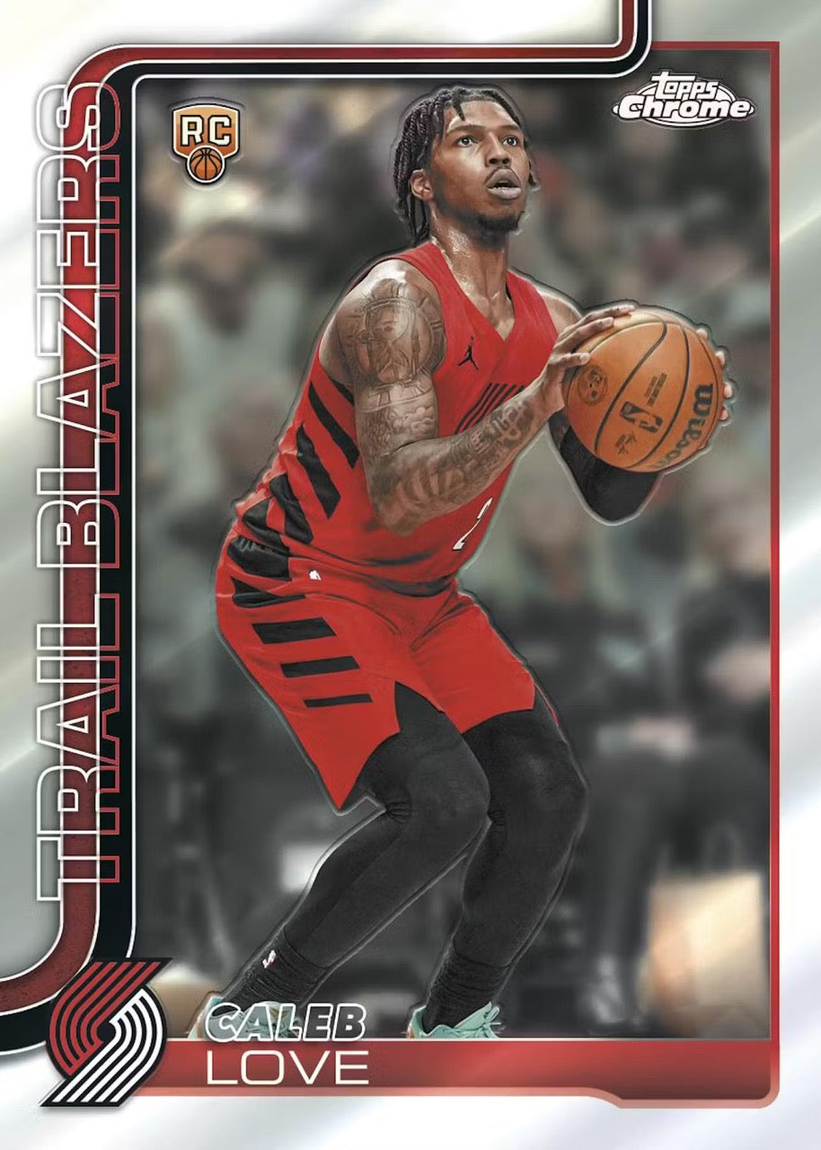 2025-26 Topps Chrome Basketball Update Series Value Box NBA Sealed