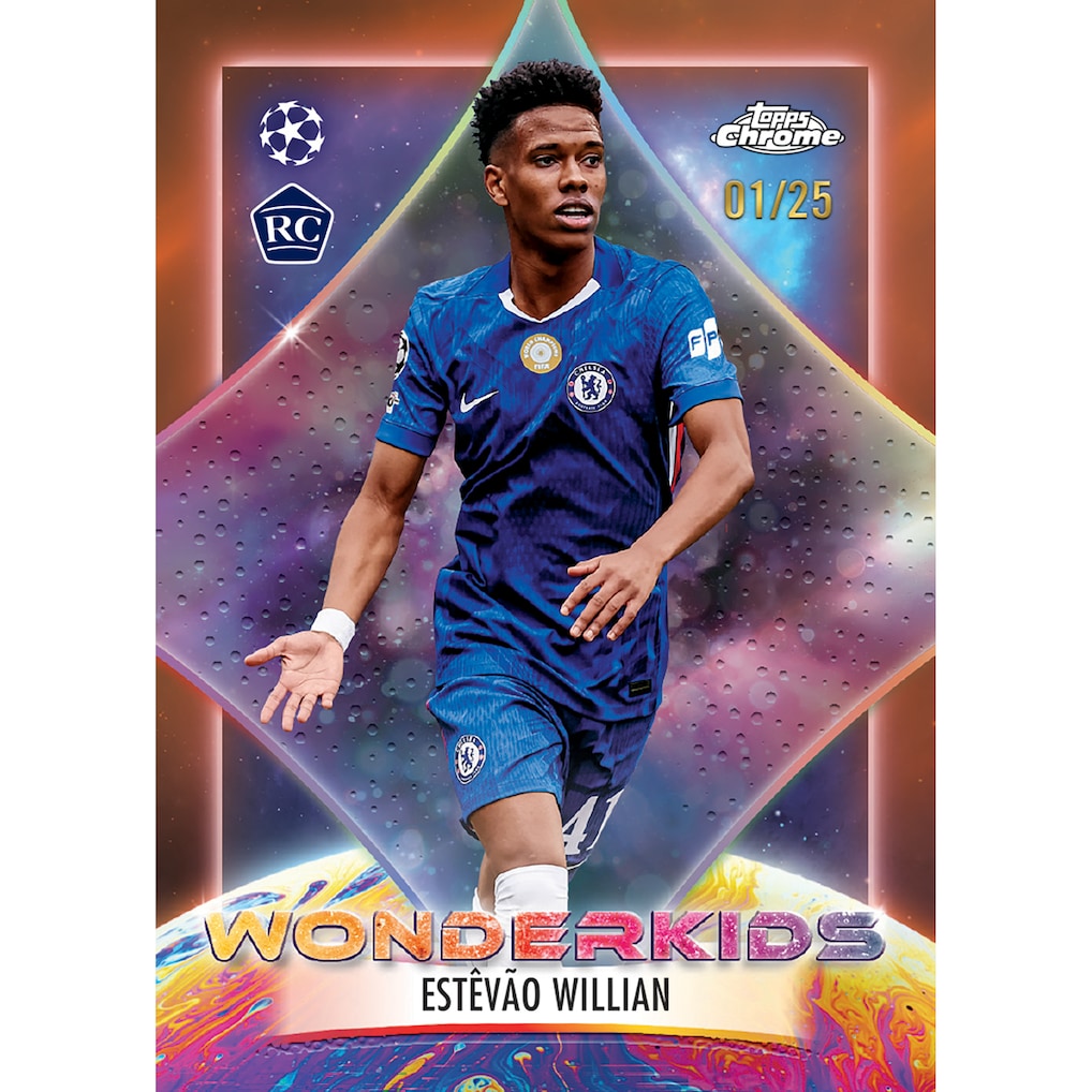 2025/26 Topps Chrome UEFA Club Competitions Factory Sealed Hobby Box