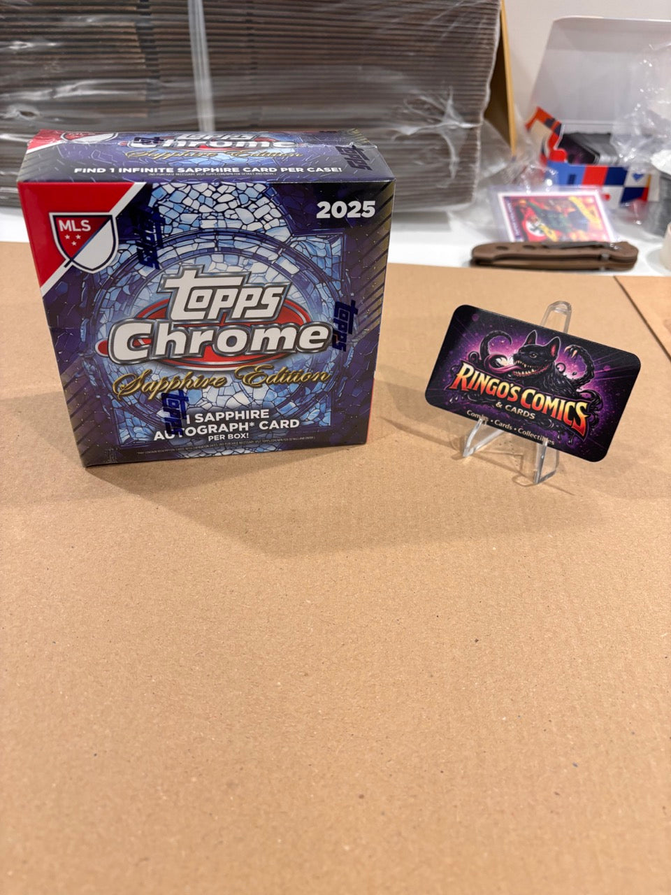 2025 Topps Chrome Sapphire Edition MLS Soccer Hobby Box Sealed