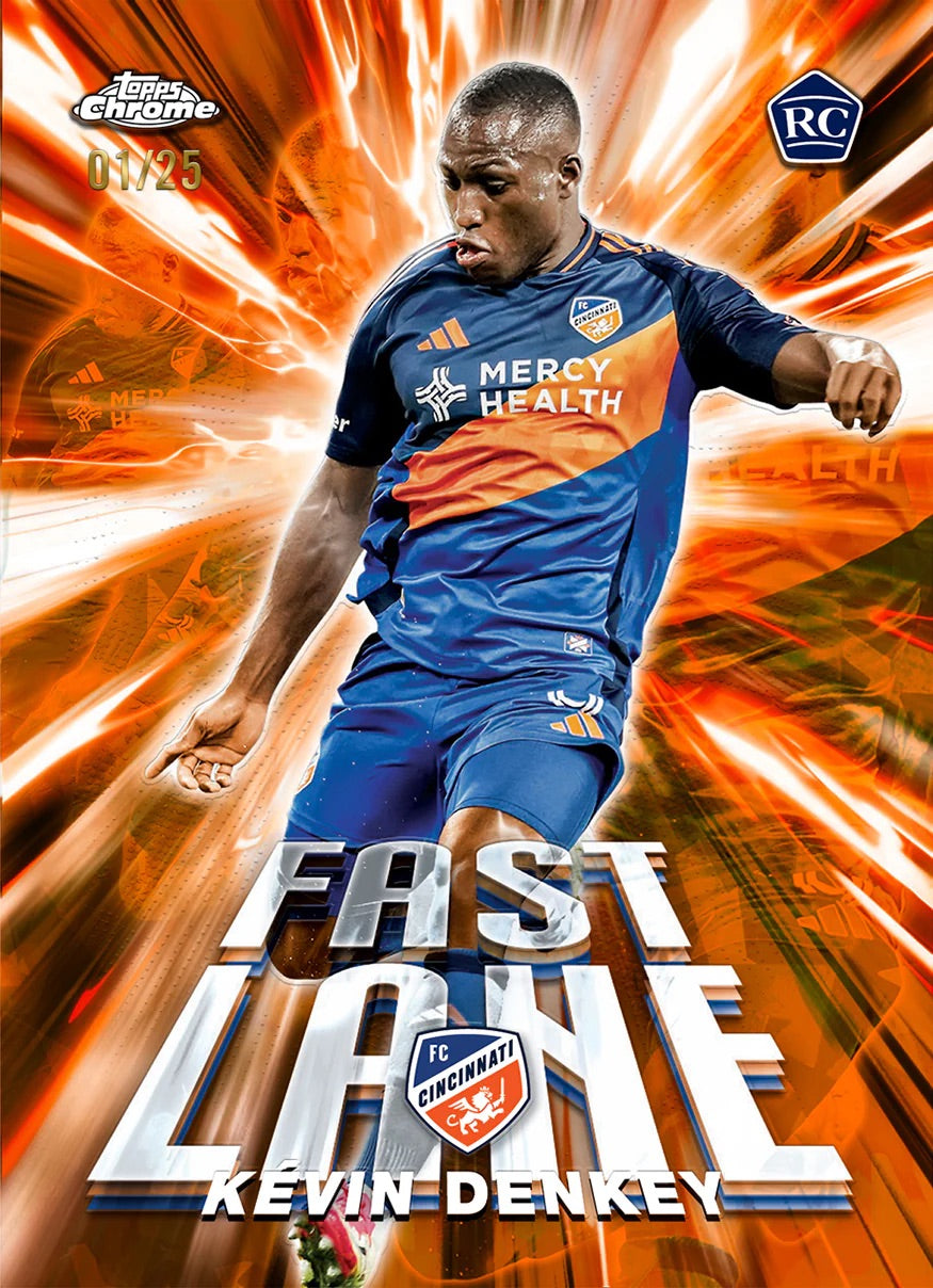 2025 Topps Chrome Sapphire Edition MLS Soccer Hobby Box Sealed
