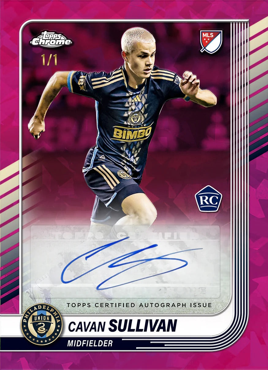 2025 Topps Chrome Sapphire Edition MLS Soccer Hobby Box Sealed