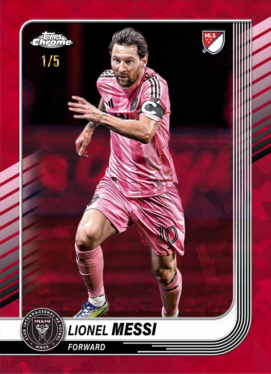 2025 Topps Chrome Sapphire Edition MLS Soccer Hobby Box Sealed