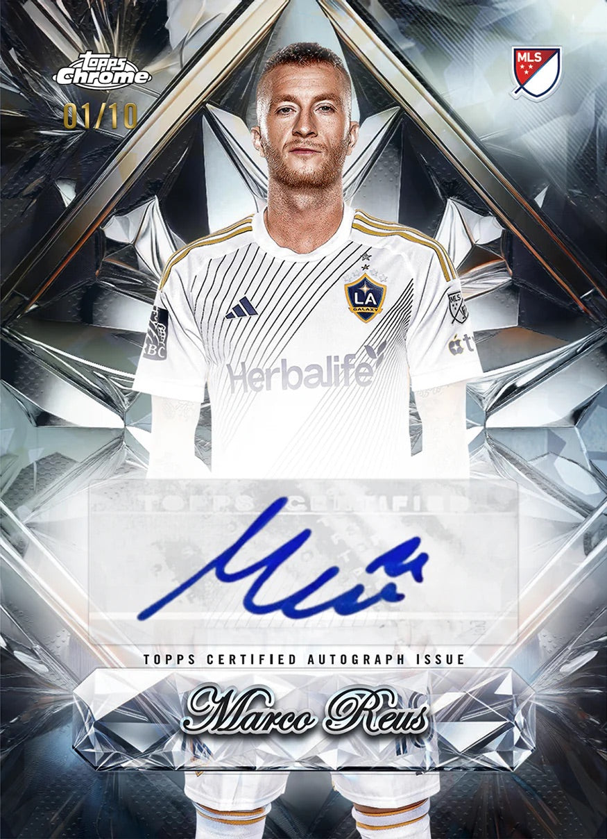 2025 Topps Chrome Sapphire Edition MLS Soccer Hobby Box Sealed