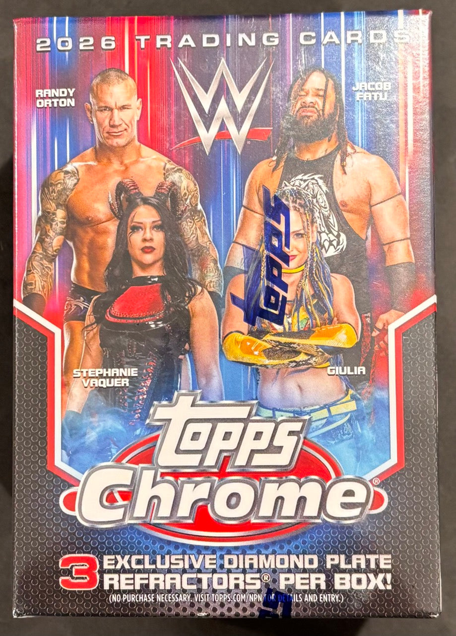 2026 Topps Chrome WWE Blaster Box