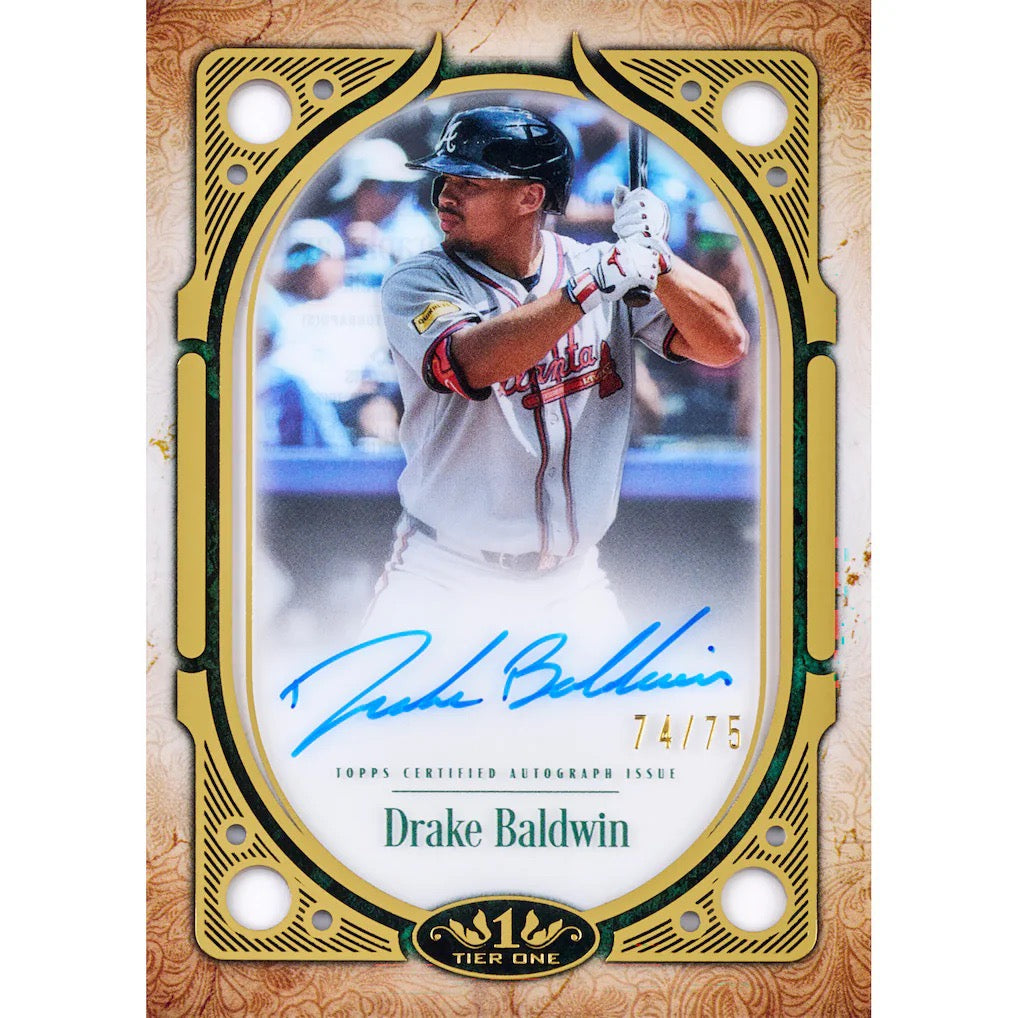 2026 Topps Tier One Baseball MLB Sealed Hobby Box 2 Autos + 1 Relic