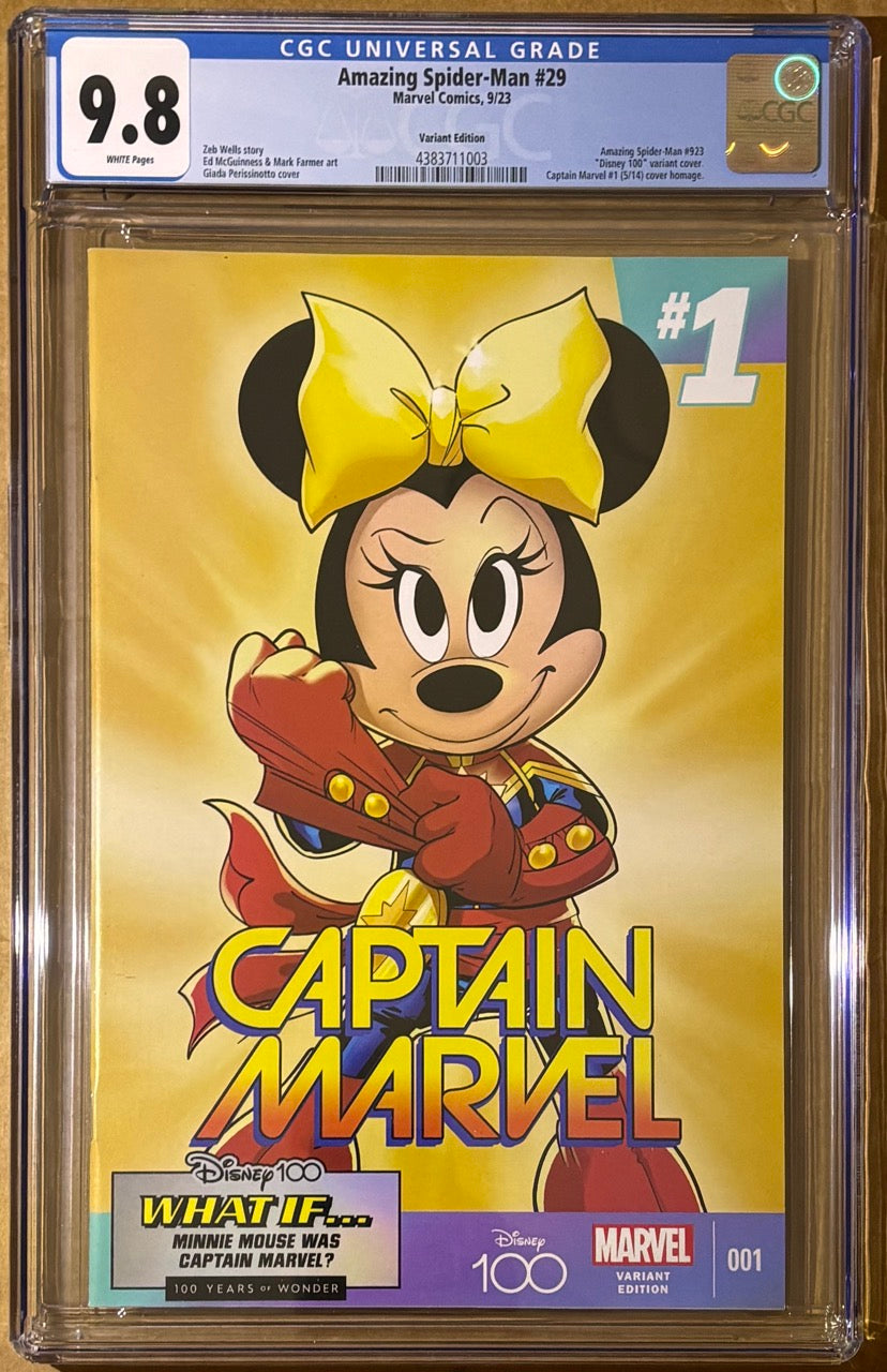 Amazing Spider-Man #29 (2023) - Disney100 Variant - CGC 9.8