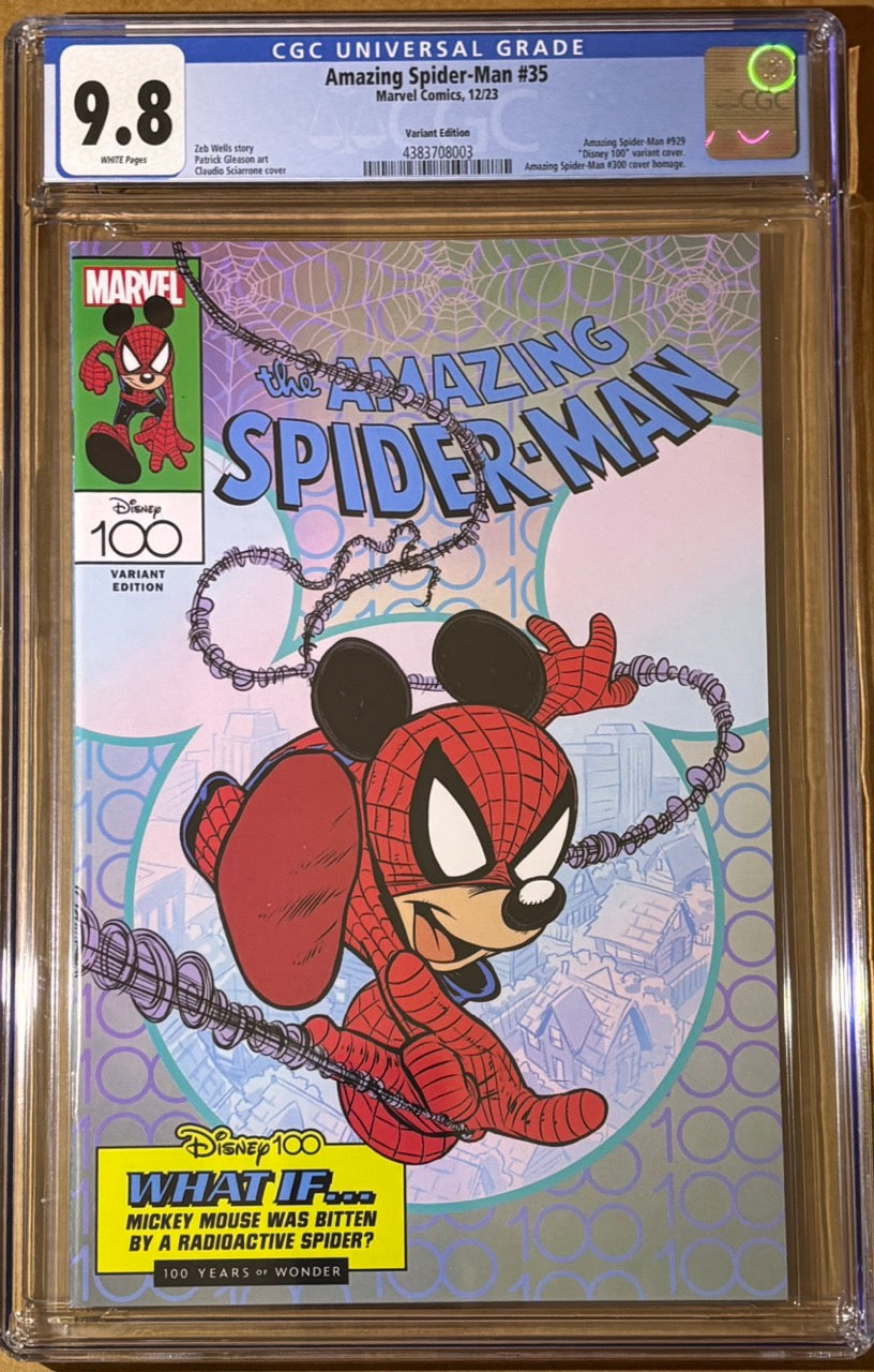 Amazing Spider-Man #35 (2023) - Disney100 Variant - CGC 9.8