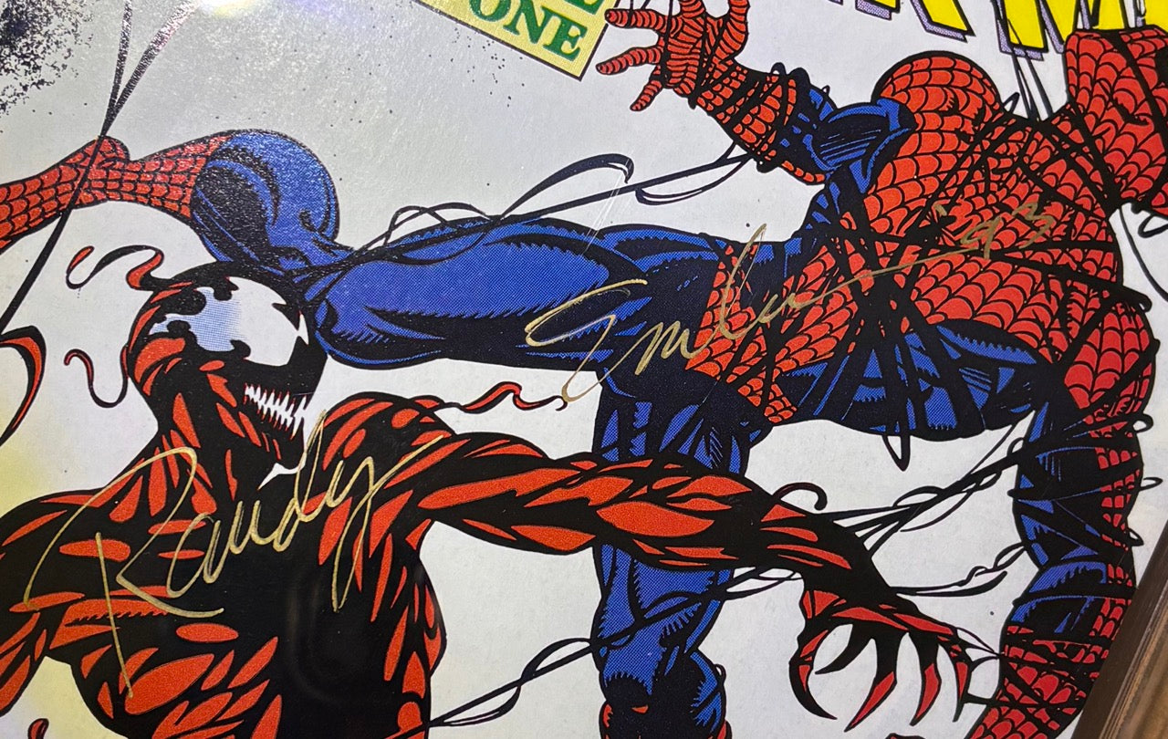 Amazing Spider-Man #361 (1992) - Newsstand - Signed Randy Emberlin - CBCS SS 9.2 - 1st Carnage