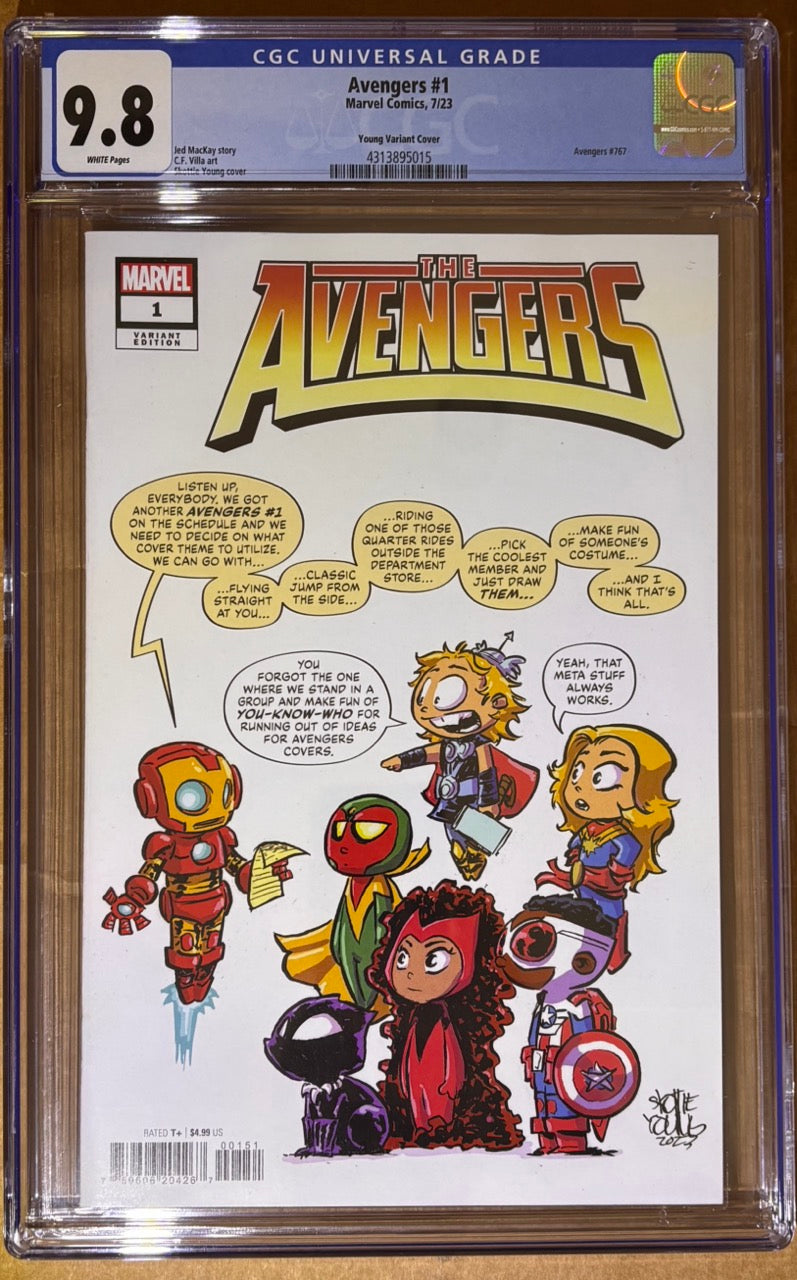 Avengers #1 (2023) - Scottie Young Variant - CGC 9.8