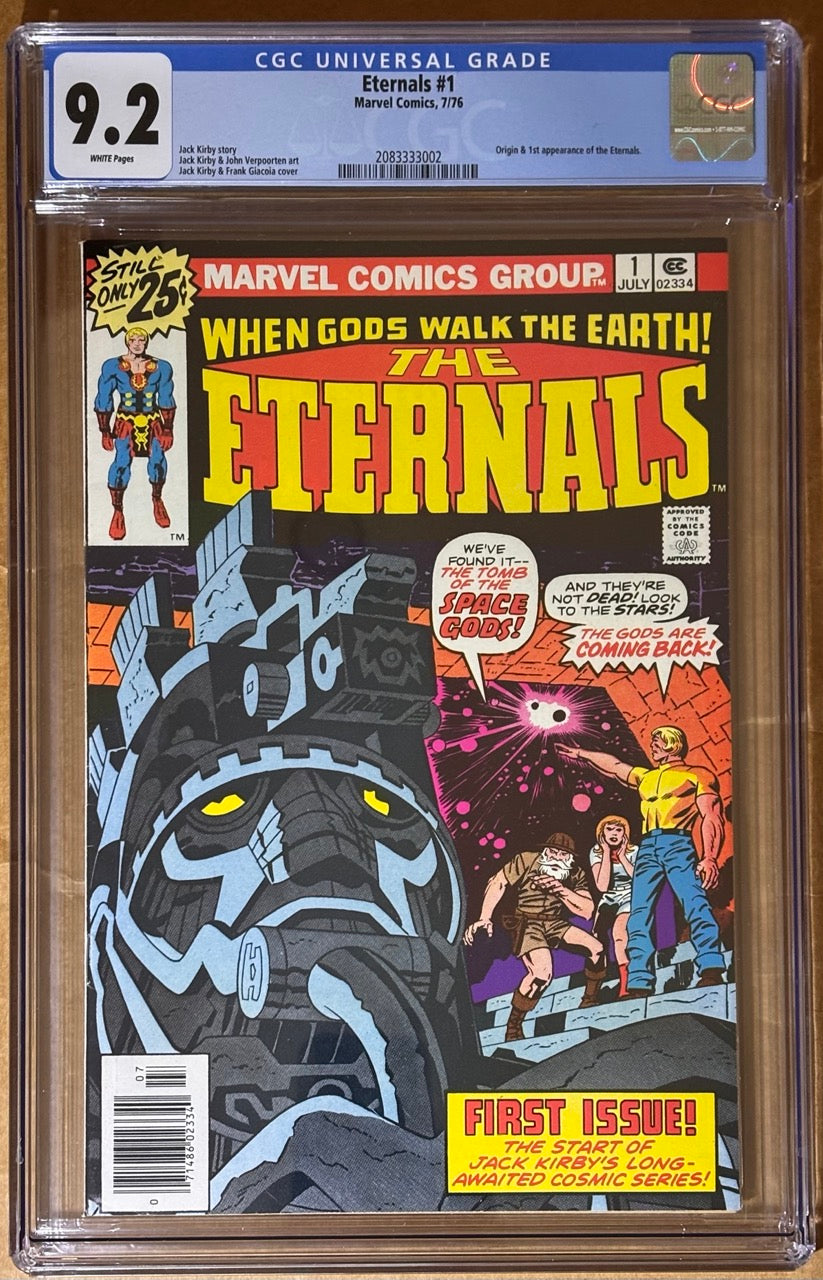 Eternals #1 (1976) - First Appearance of The Eternals - CGC 9.2 - Jack Kirby