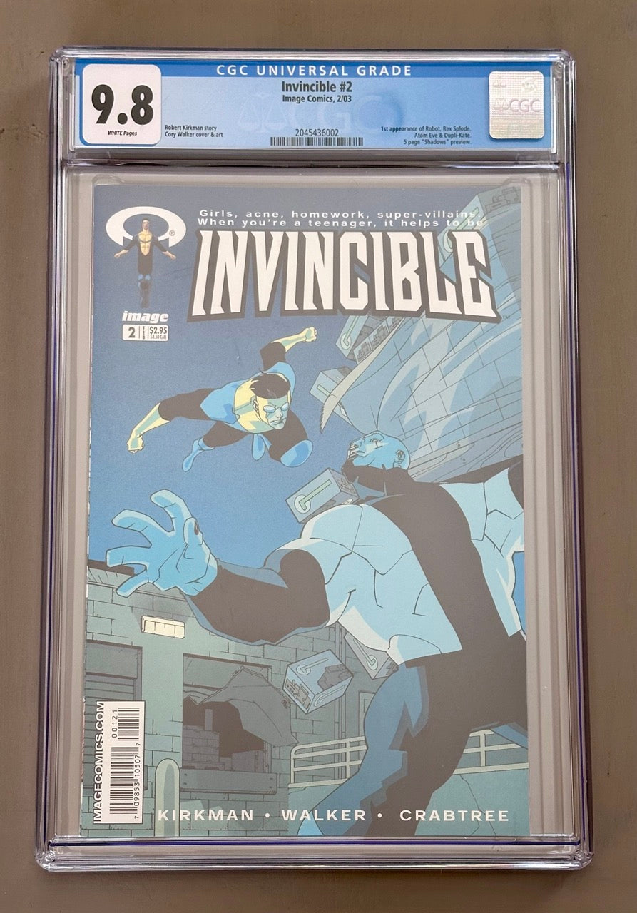 Invincible #2 CGC 9.8 🔥 1st Battle Beast & Early Key Image Comics 2003