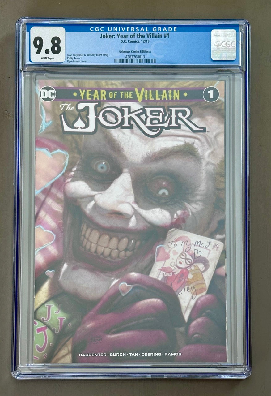 Joker Year of the Villain #1 CGC 9.8 🔥 Unknown Comics Variant A