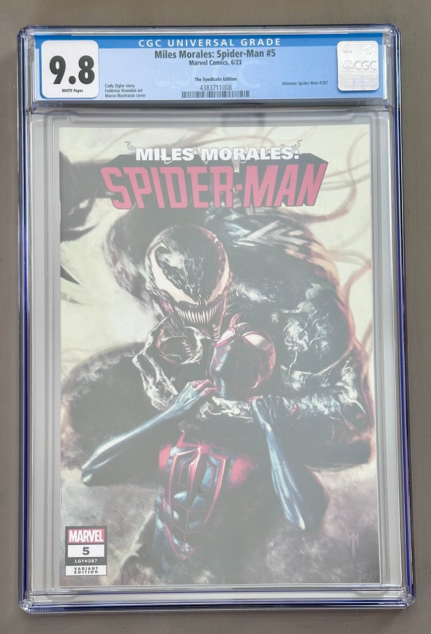 Miles Morales Spider-Man #5 - Syndicate Variant Cover - CGC 9.8 - Marvel 2023