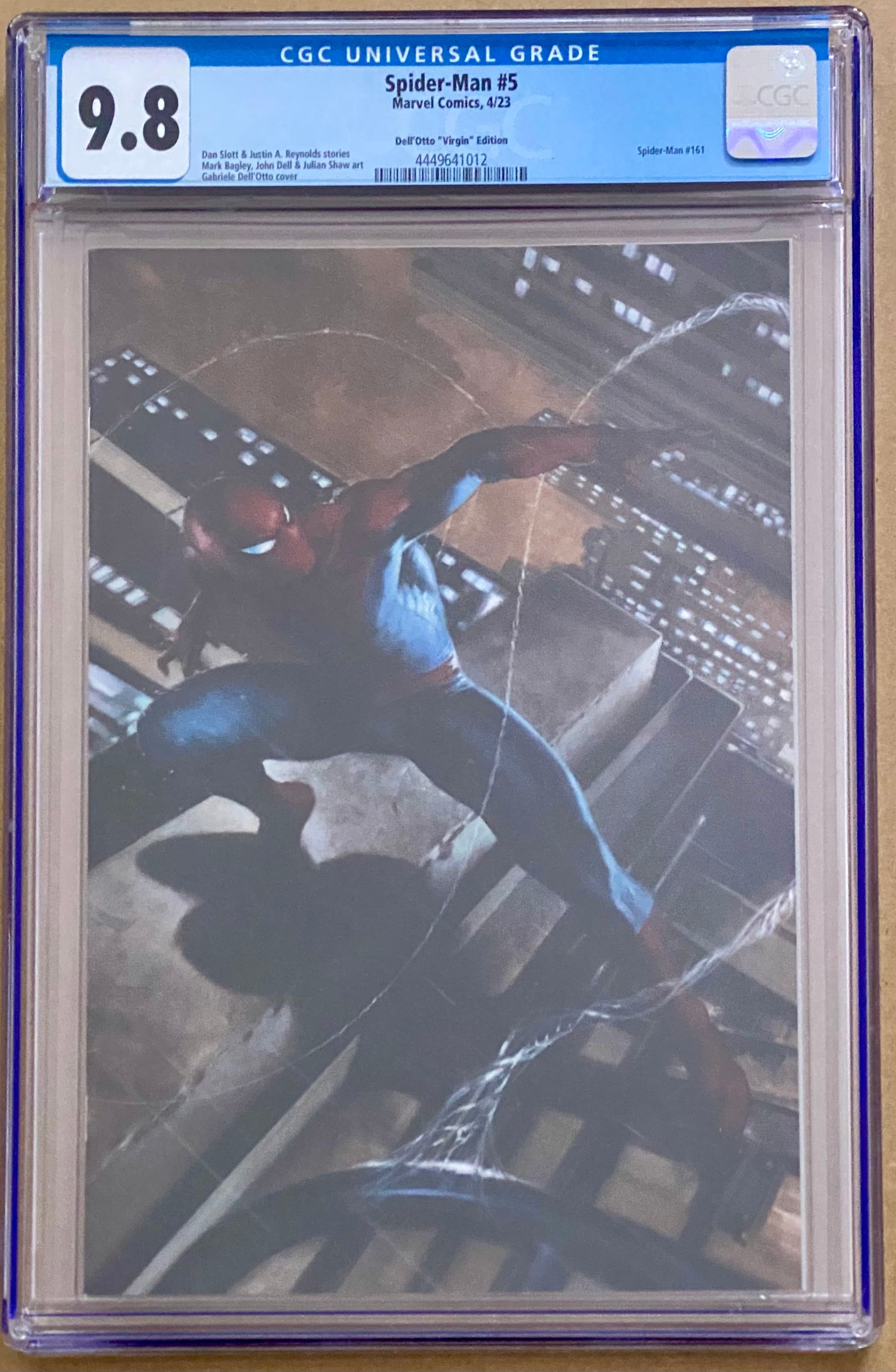 Spider-Man #5 - Dell'Otto Virgin Variant - CGC 9.8