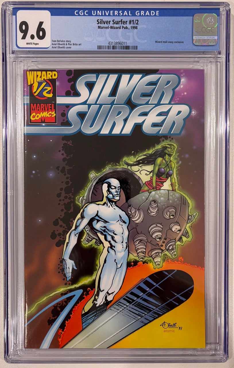 Silver Surfer #1/2 - Wizard Mail-Away Exclusive Marvel - CGC 9.6