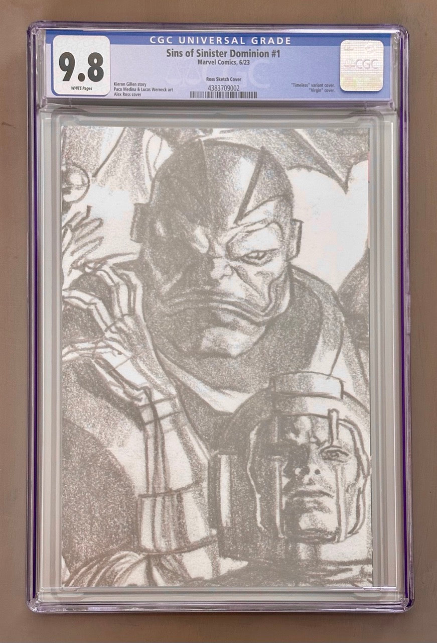 Sins of Sinister Dominion #1 - Alex Ross Sketch Virgin Variant  - CGC 9.8 - Marvel 2023
