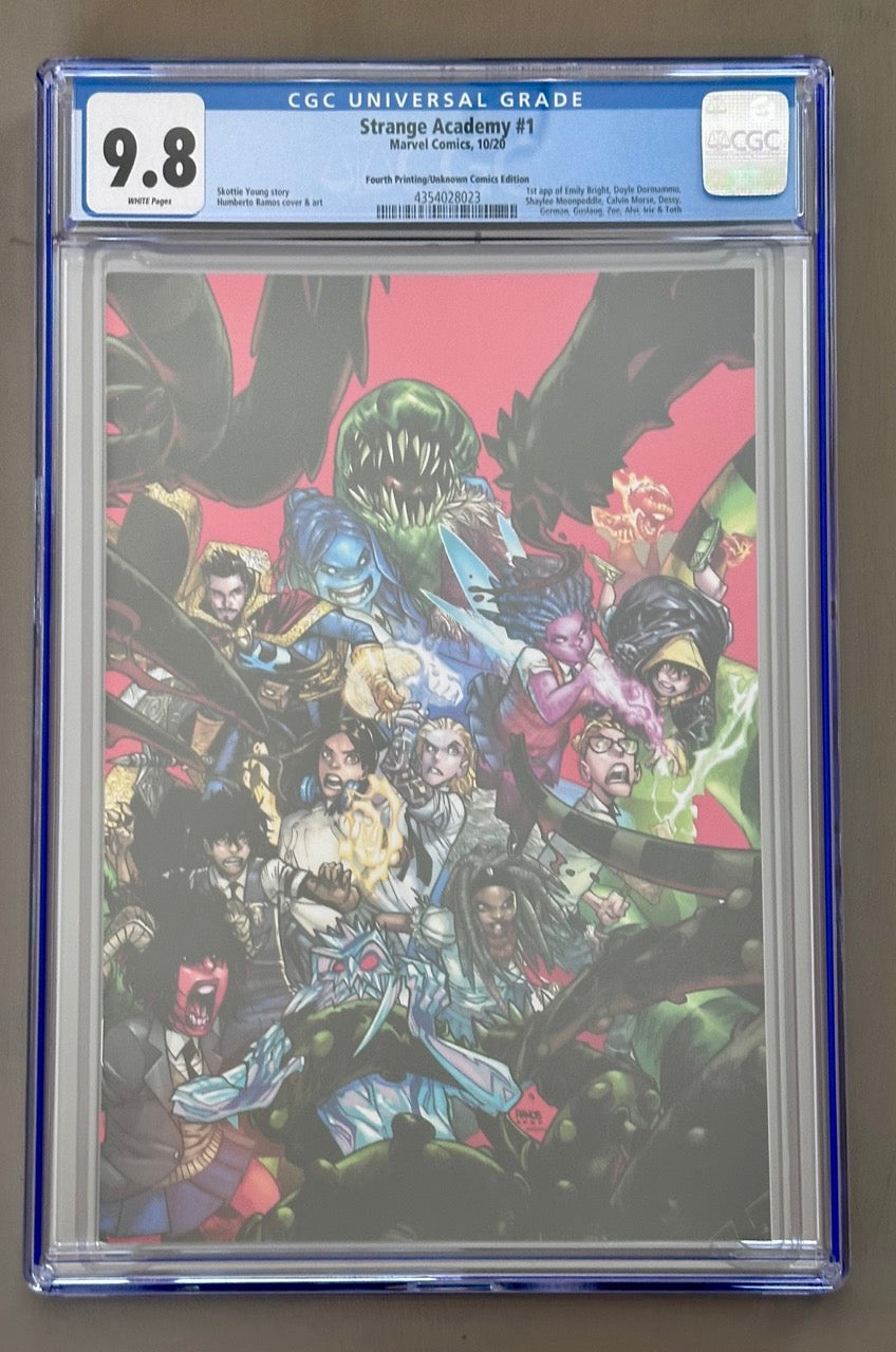 Strange Academy #1 - 4th Print Unknown Comics Variant - CGC 9.8 🔥 Marvel