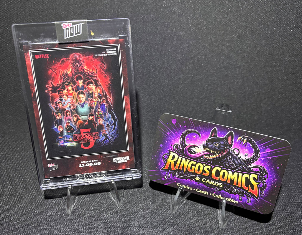 2025 Topps NOW Stranger Things Season 5 Promo Release Date Card Netflix