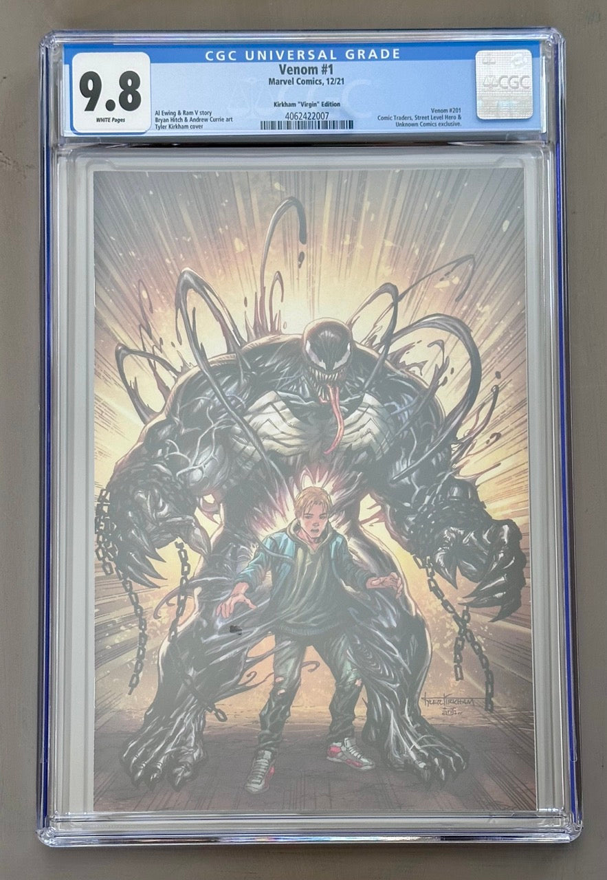 Venom #1 - Kirkham Unknown Comics Virgin Variant - CGC 9.8 🔥 Marvel 2021