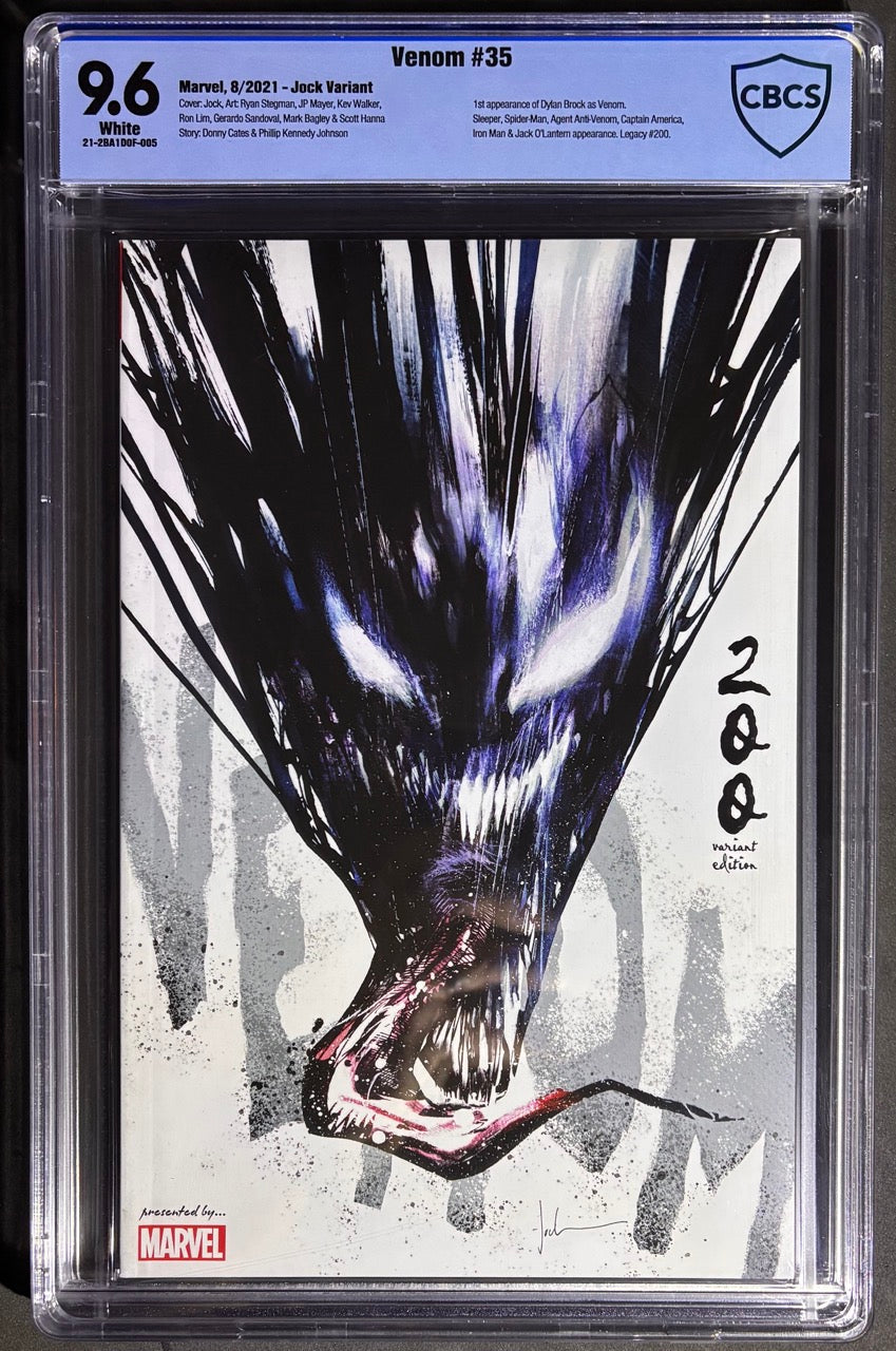 Venom #35 Jock Variant 2021 CBCS 9.6 – Legacy #200 Key Issue